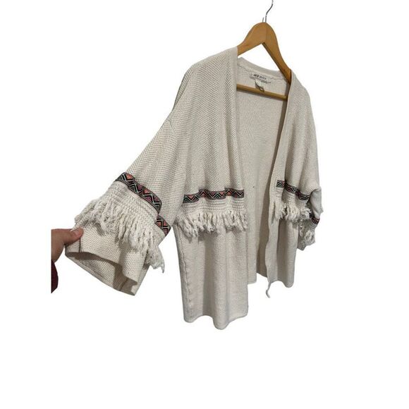 Coachella Official H&M Collab Festival Open Knit Western Fringe Hippie Open Fron - Picture 4 of 15